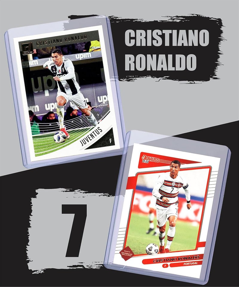 Chaser Cristiano Ronaldo (3) Assorted Soccer Cards &/or Sticker Cards Gift Pack - Image 2